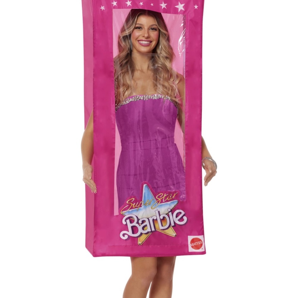 Spirit Barbie Box Adult Costume - Pink